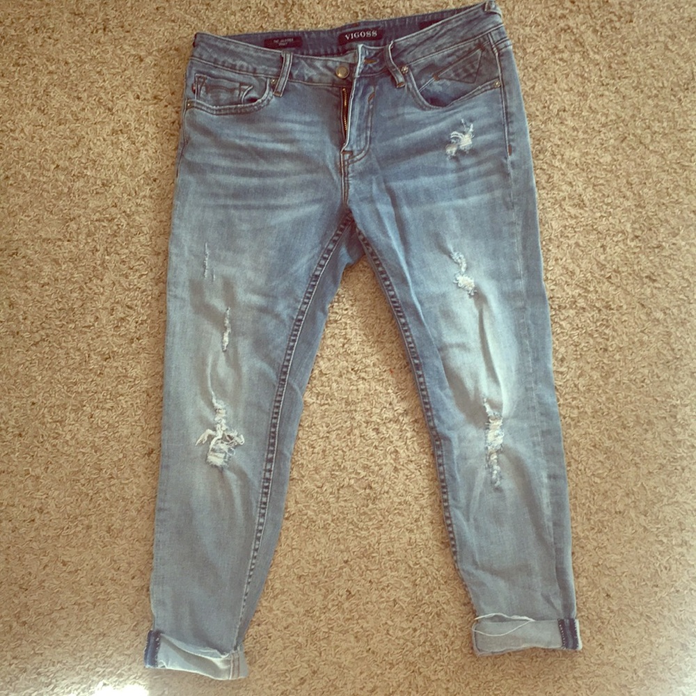 VIGOSS distressed skinny jeans - worn once!